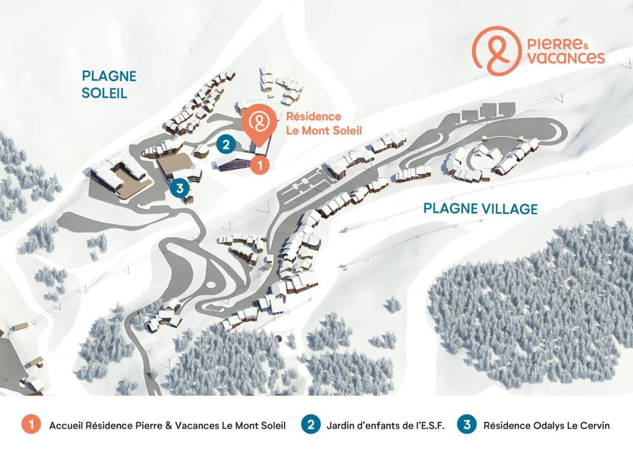 Residence Pierre & Vacances Le Mont Soleil 라 플라뉴 외부 사진